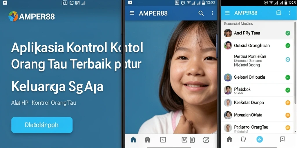 Tampilan antarmuka <strong>AMPER88</strong> yang sederhana dan ramah pengguna.