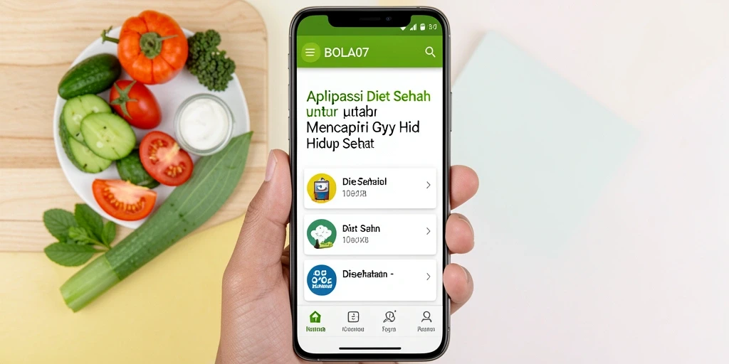 Tampilan antarmuka BOLA07 yang ramah pengguna untuk diet sehat.