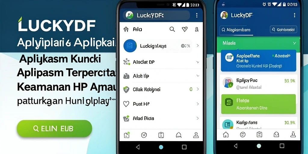 Antarmuka pengguna LUCKYDF yang intuitif dan mudah digunakan.