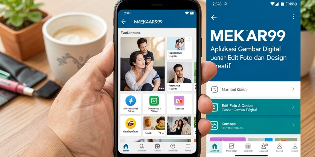 Antarmuka MEKAR99 yang intuitif untuk pengeditan gambar digital.
