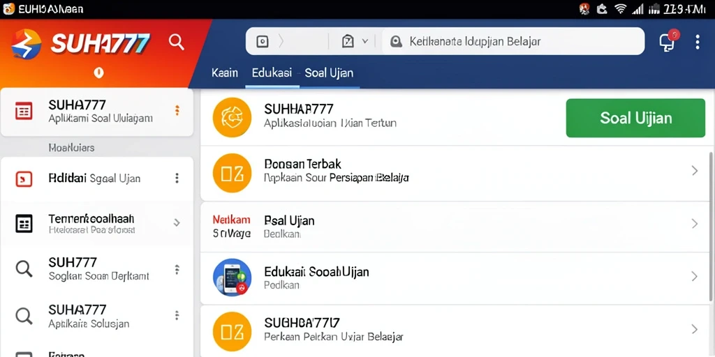 Tampilan antarmuka SUHU777 yang menarik dan informatif.