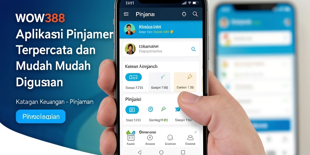 Antarmuka aplikasi WOW388 yang sederhana dan fungsional.