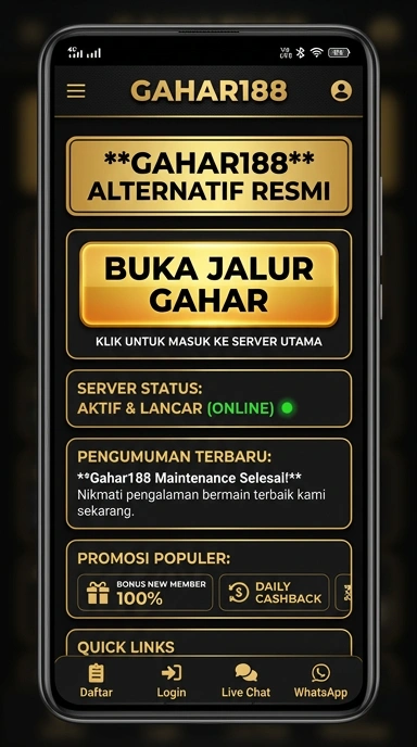 Link Alternatif Gahar188 untuk Pengguna Android Indonesia